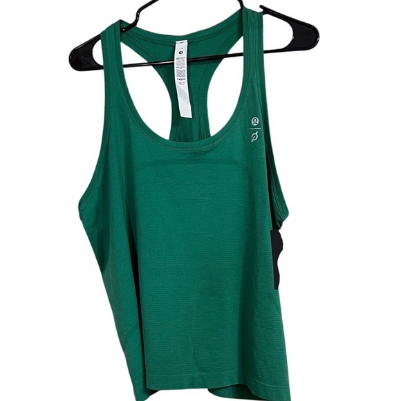 lululemon athletica Tops - Lululemon Peloton Swiftly Tech Racerback Tank Top 2.0 Green Size 14‎ NWT